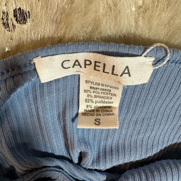 CAPELLA Ladies' Pink Ribbed Cami & Shorts Set - Picture 5 of 8